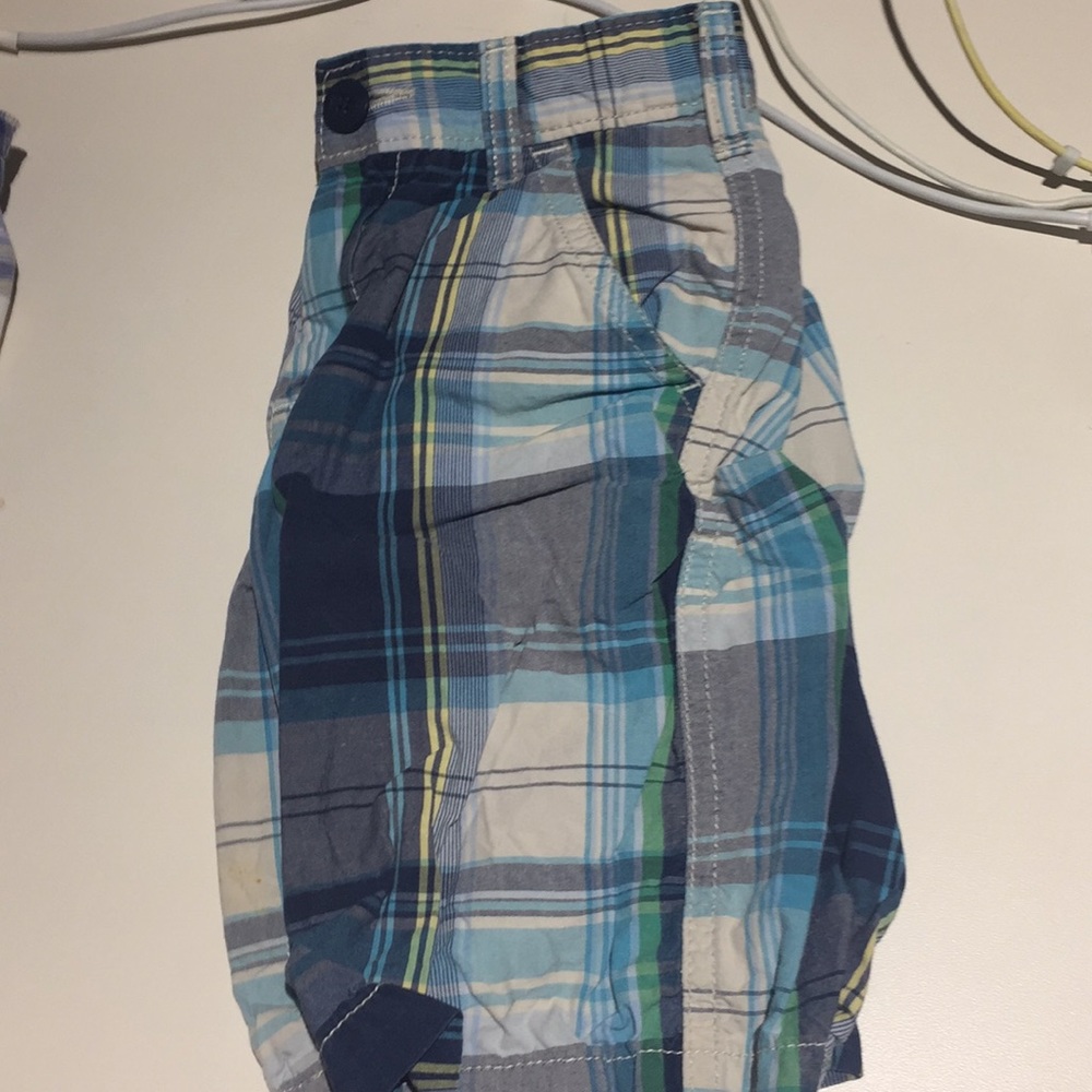 This is a blue checkered pants